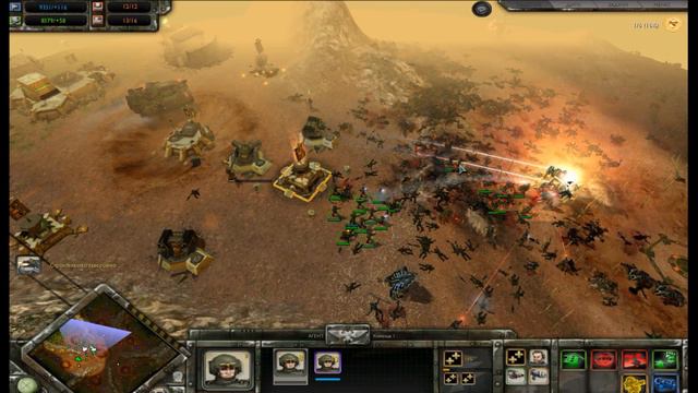 Один против троих. Warhammer 40k dawn of war. Имперская гвардия смотреть онлайн