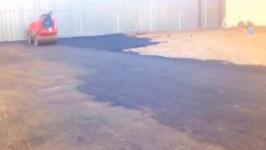 Как грамотно закатывать асфальт  //   How competently to roll up the asphalt