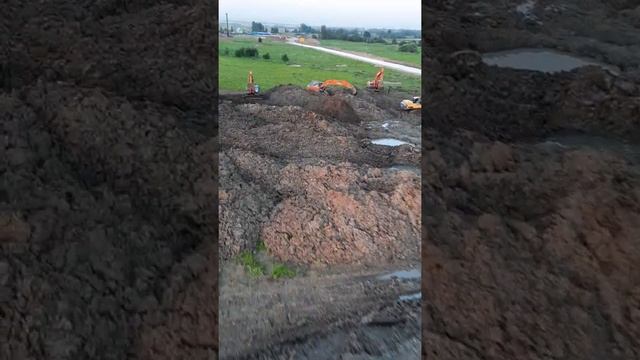 строительство трассы м-12 Москва-Казань. в районе города Лакинск . Владимирская область смотреть онлайн