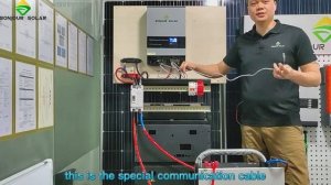 The instruction of communication between the solar inverter and lithium battery BMS of BONJOUR SOLA