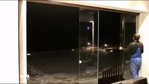 Безрамное остекление террасы в д.Палицы