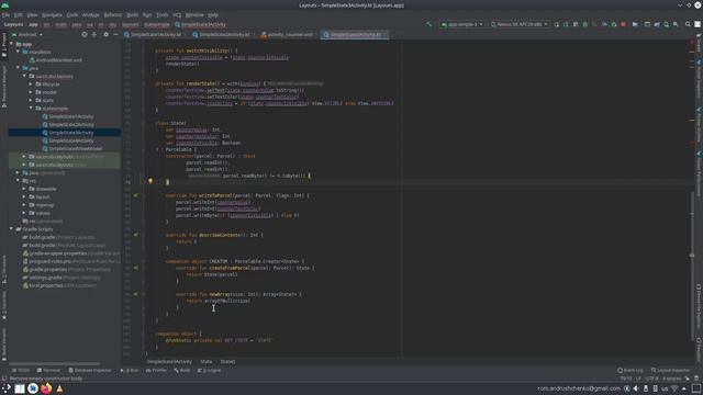 9_Android - Работа с состоянием Activity