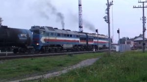 Тепловоз 2ТЭ116 (БТС) на ст. Ржев-Балтийский