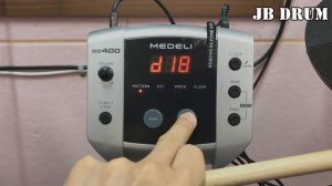 Medeli dd400 패턴(MR) 사용법(How To Use Medeli DD400 Pattern)