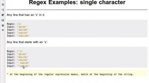 Beginner Perl Maven tutorial: 8.5 - Single character match