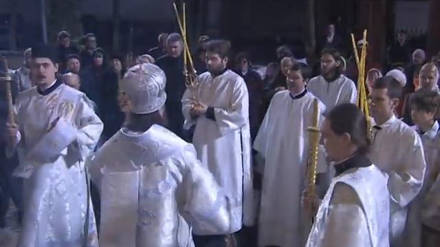 Пасхальная служба - первая часть смотреть онлайн