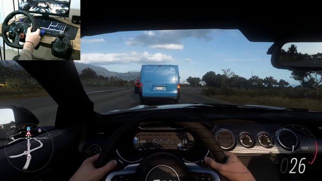 FORD MUSTANG GT 2018 | FORZA HORİZON 5 | LOGİTECH G29 GAMEPLAY смотреть онлайн