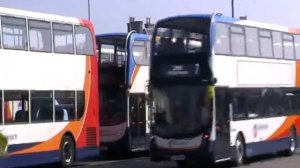 Buses at Kirkcaldy Bus Station 5/4/19