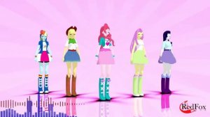 Девочки из Эквестрии Cafeteria Song 3D (Дубляж Карусель)