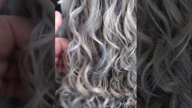 Прикорневое мелирование на кудрявые волосы смотреть онлайн