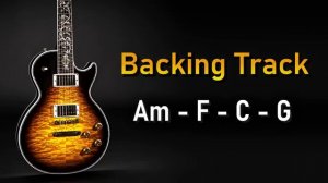 Rock Pop BACKING TRACK A Minor   Am F C G   70 BPM   Guitar Backing Track