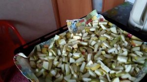 Супер способ сушить яблоки в газовой духовке!