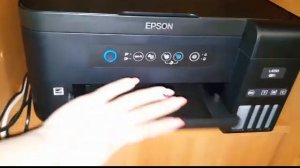 распаковки и заправка мфу epson L4150
