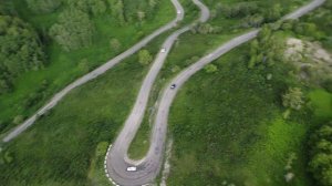 Осиновский перевал по дороге на Бухтарму -съемка с дрона DJI! Живописное, опасное место в Казахстан