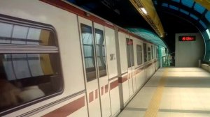 Метро София | Subway Sofia | Заминаване от станция Мусагеница.