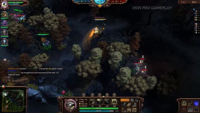 HoN Pandamonium Gameplay - Klm0chii - Diamond смотреть онлайн