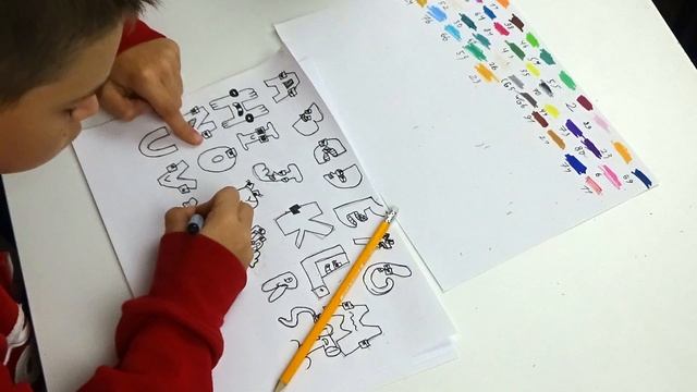 Alphabet Lore draw and learn letters from A to Z смотреть онлайн