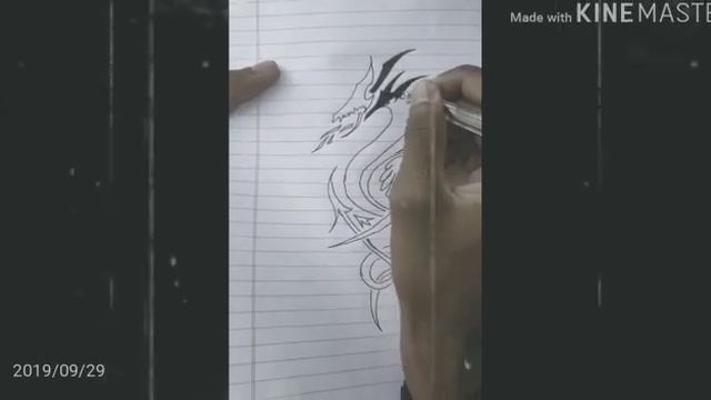 How to a Tribal Dragon Tattoo Design