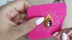 Мастер класс| брошь из набора Лотос | БРОШЬ СВОИМИ РУКАМИ