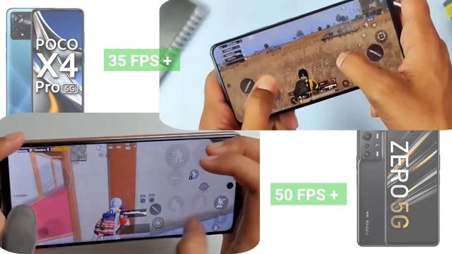 Infinix Zero 5G Vs Poco X4 Pro Pubg Test | Dimensity 900 Vs Snapdragon 695