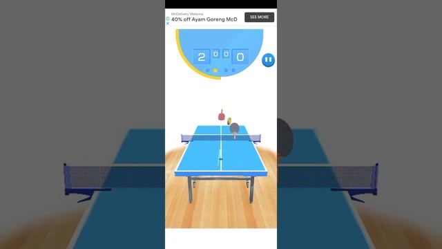 Table Tennis 3d gameplay walkthrough ping pong Android, IOS Mobile Matrix #SHORT GAME