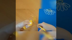 Видео-урок. Аппликация из шерстяных нитей