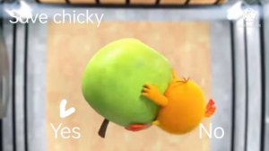 Chicky & poyo at the space (nintendo bootleg) continue + game over