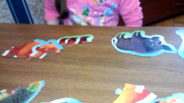 Пазл лесные животные. смотреть онлайн