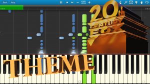 20th Century Fox Theme [Piano Tutorial] Synthesia
