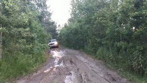 Небольшое бездорожье на Mitsubishi Montero Sport