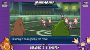 MetroMania Heat 6: Ursaring vs Ambipom | Pokémon Metronome Battle Tournament