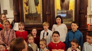 Христос воскресе. Пасхальный тропарь. Детский хор воскресной школы