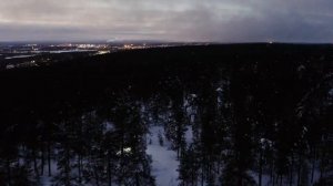 Epic Winter Mountain biking ride at Rovaniemi