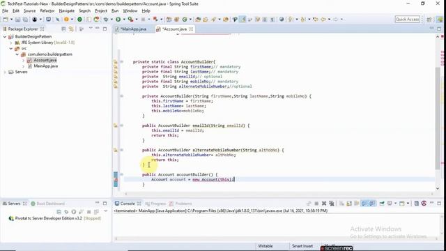 Builder Design Pattern | Creational Design Pattern