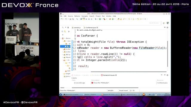 SonarLint in action (Julien HENRY - Nicolas PERU) смотреть онлайн