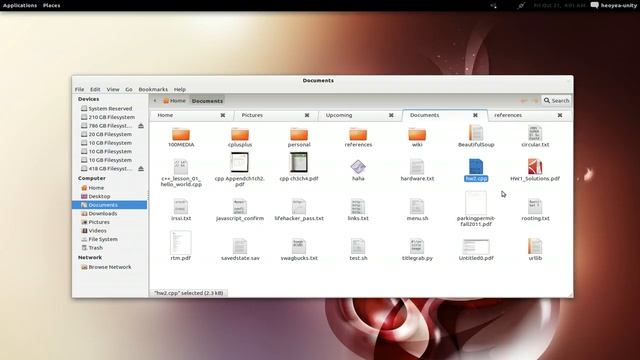 GNOME Sushi - Quick Previewer - Ubuntu 11.10 смотреть онлайн