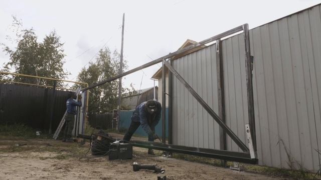 Откатные ворота с автоматикой "DoorHan"