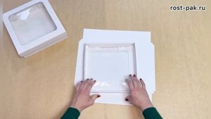 Сборка коробки для фуршета / кейтеринга