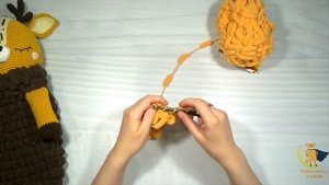 Вязание помпонной пряжей крючком | Вязание крючком | Помпонная пряжа |  Пижамница