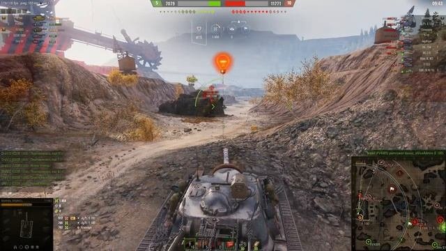 T110E3, КОЛОБАНОВ 8 КИЛАВ 9к УРОНА НА ТУНДРЕ