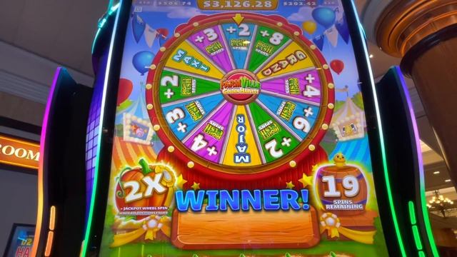 FARMVILLE GOLDEN HARVEST SLOT MACHINE @ SOUTH POINT CASINO ? SLOTPLAY #81 смотреть онлайн