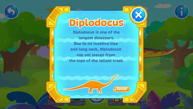 Dinosaur Island - Learn about Dinosaurs #3 - Diplodocus and Iguanodon | AmayaKids Games
