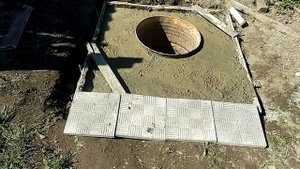 Установка туалета на даче