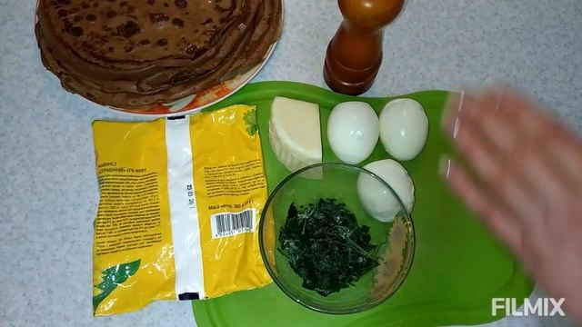 Печеночные блинчики с начинкой! смотреть онлайн