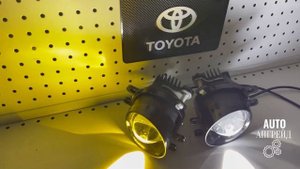 Противотуманные фары 120W на TOYOTA 2 режима свечения. Белый и Желтый свет. Ультра яркие и это фак