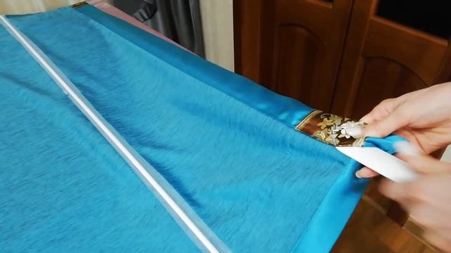 Римская штора. Поэтапная сборка шторы на карниз.