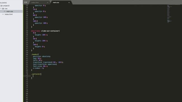 Интро для Вашего сайта на HTML и чистом CSS(CSS3)