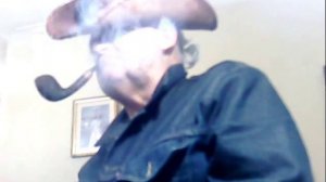 Cowboy, with Jacket Blue Jeans Levi'  s, Smoker, of Design, Berlin, Schirwitz; Pipe Tobaccos