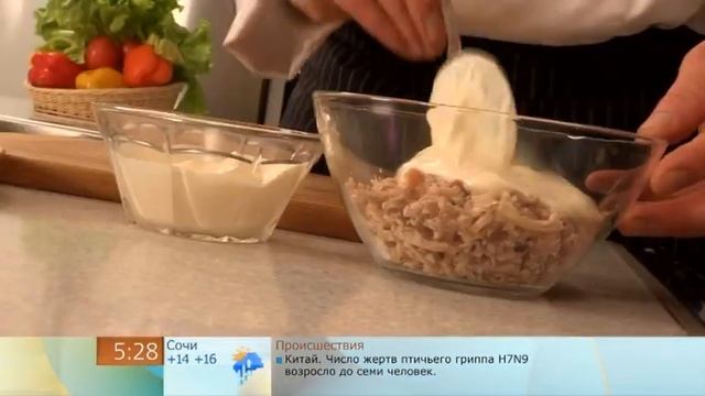 САЛАТ С КУРИЦЕЙ | Как приготовить салат с курицей и огурцом из пережаренной курицы