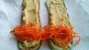 Рулетики из кабачков с разными начинками